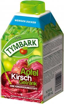 TYMBARK APFEL-KIRSCH Getränk 500ml TetraPack(Min. 20% Fruchtgehalt ohne Konservi